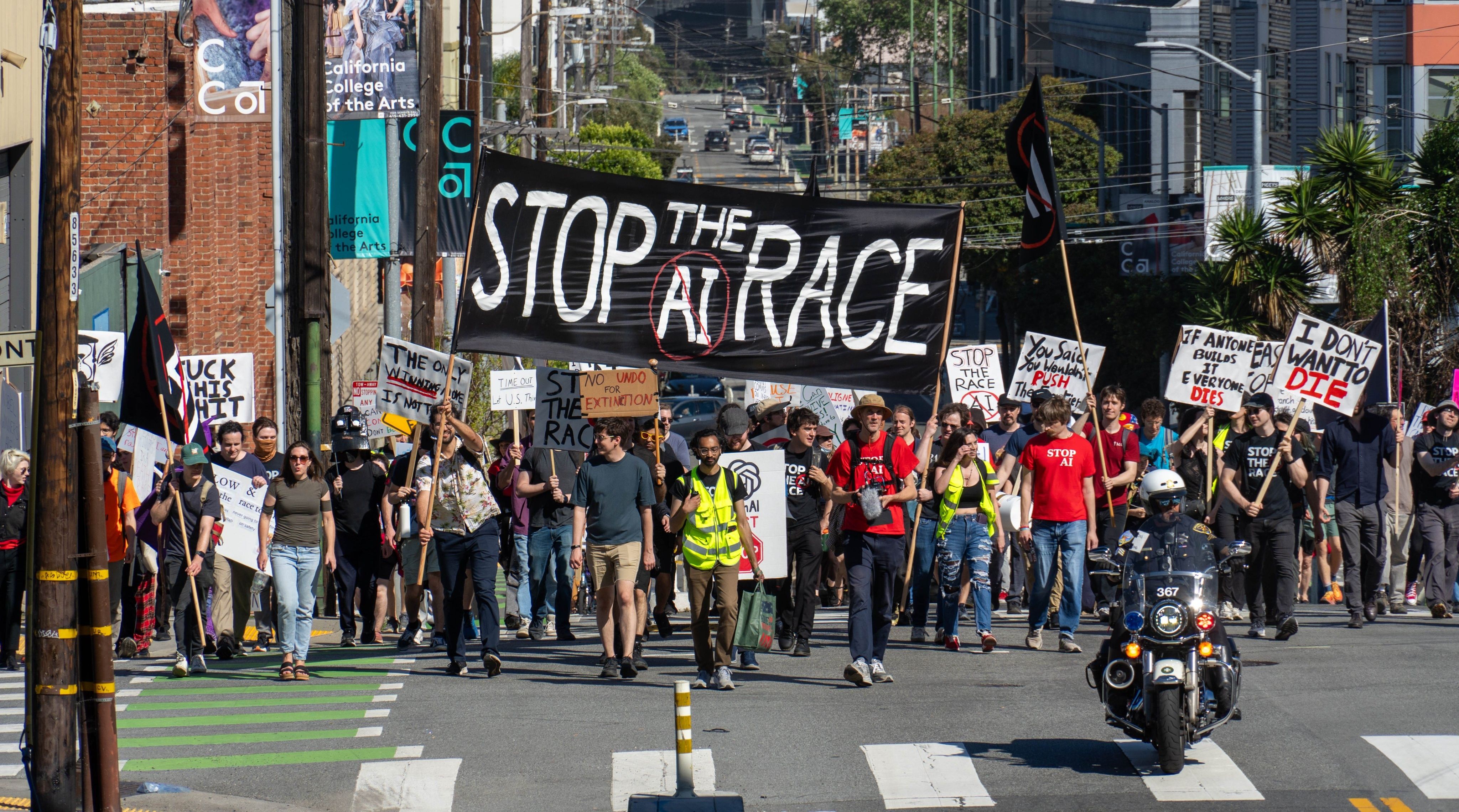 PauseAI Joined the march to stop the AI race